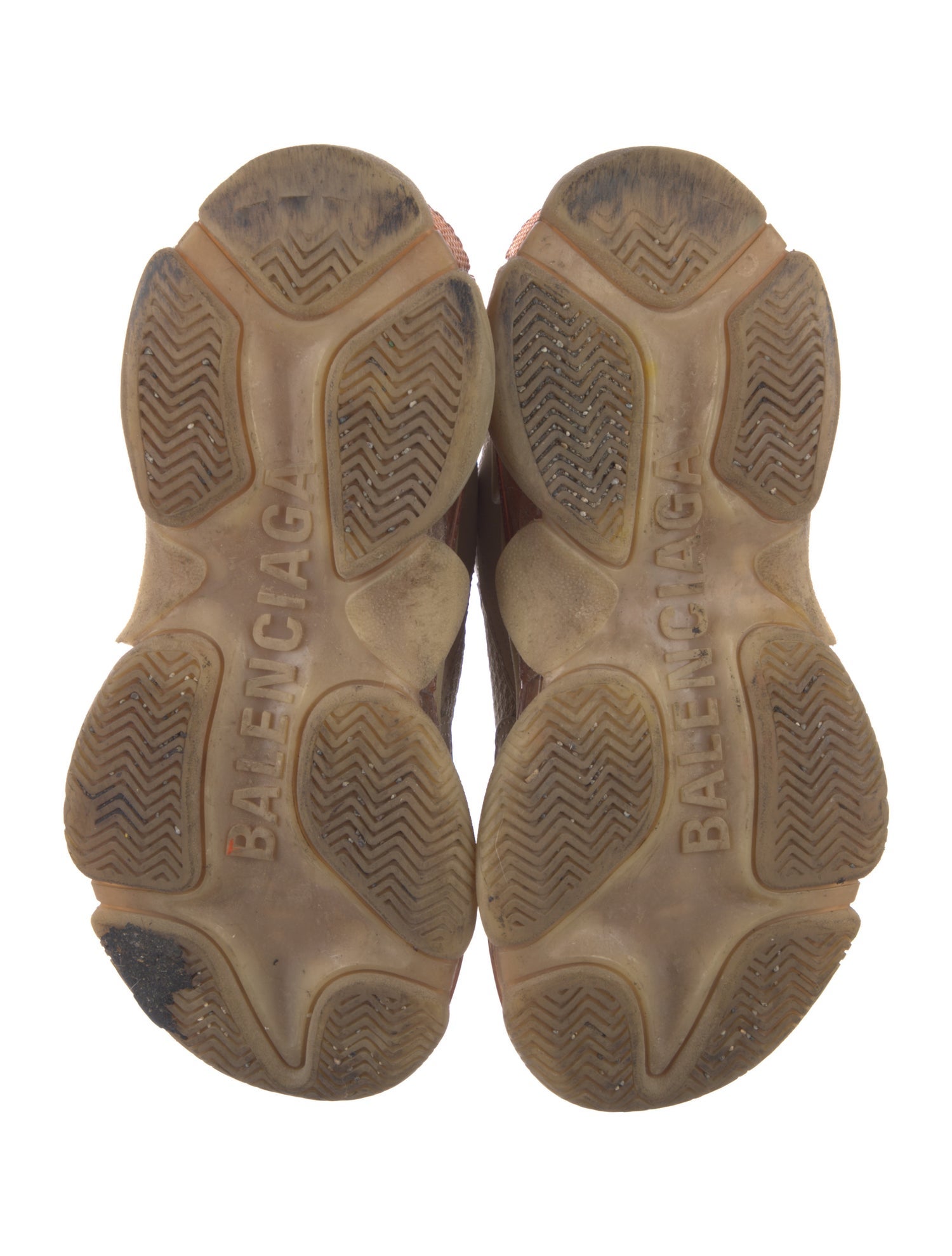 Balenciaga Triple S 'Clear Sole' Chunky Sneakers