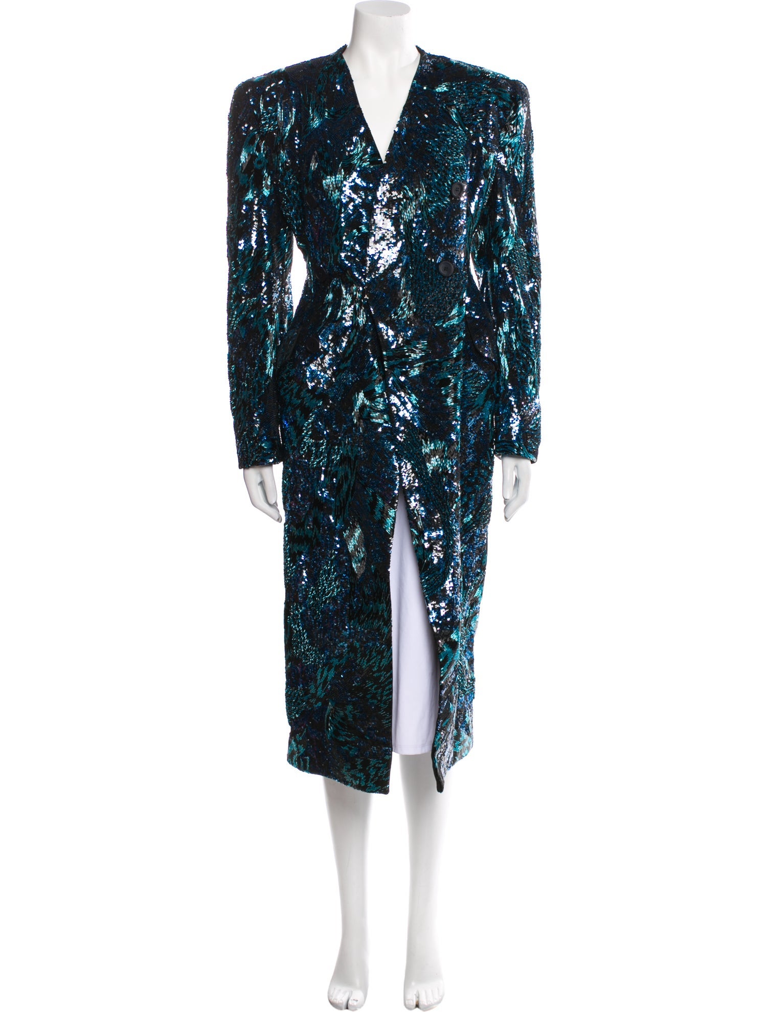 Balenciaga 2020 Printed Coat