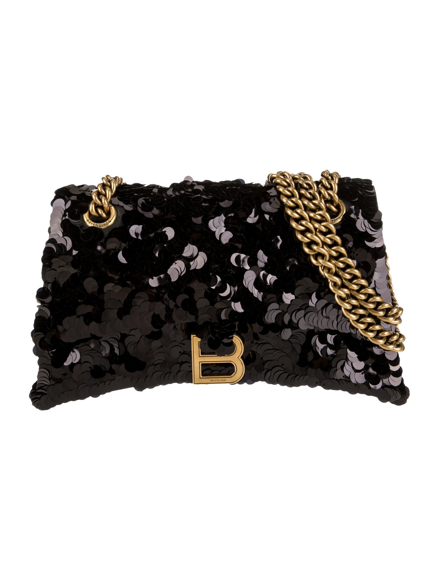 Balenciaga Sequins Crush Chain Bag Small 2023