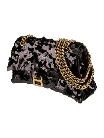 Balenciaga Sequins Crush Chain Bag Small 2023