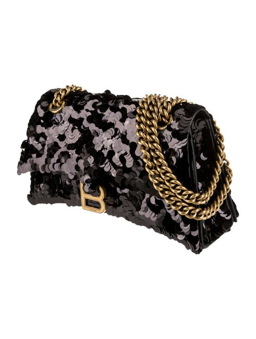 Balenciaga Sequins Crush Chain Bag Small 2023