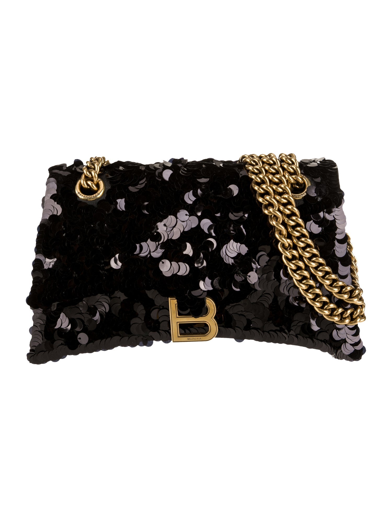 Balenciaga Sequins Crush Chain Bag Small 2023