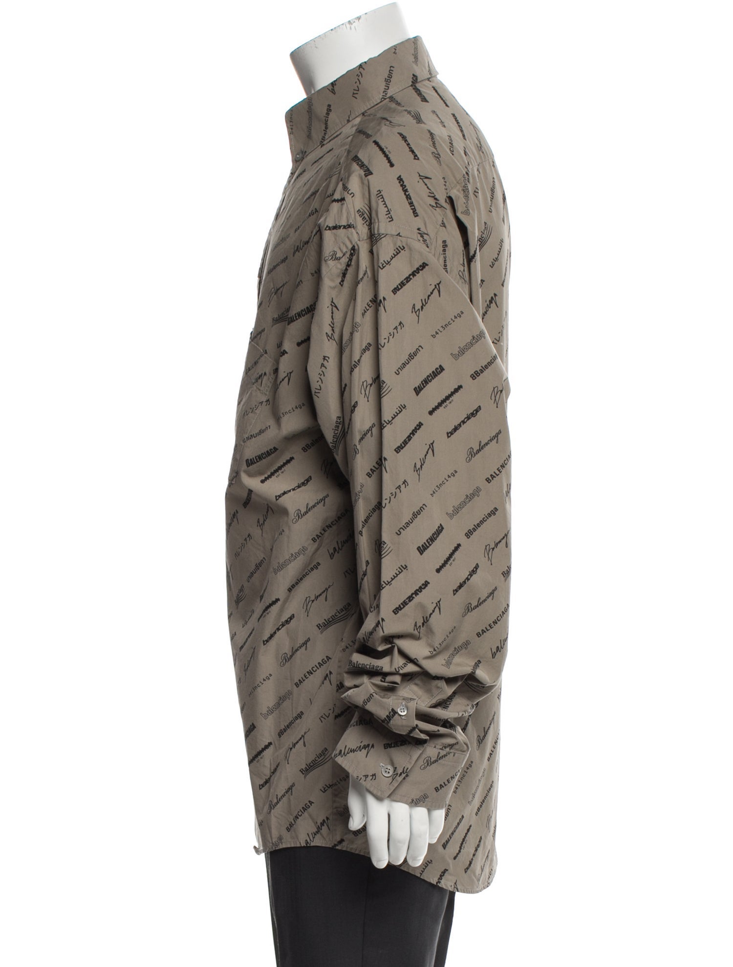 Balenciaga 2022 Signature Logo Shirt