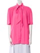 Balenciaga 2019 Tie Neck Blouse