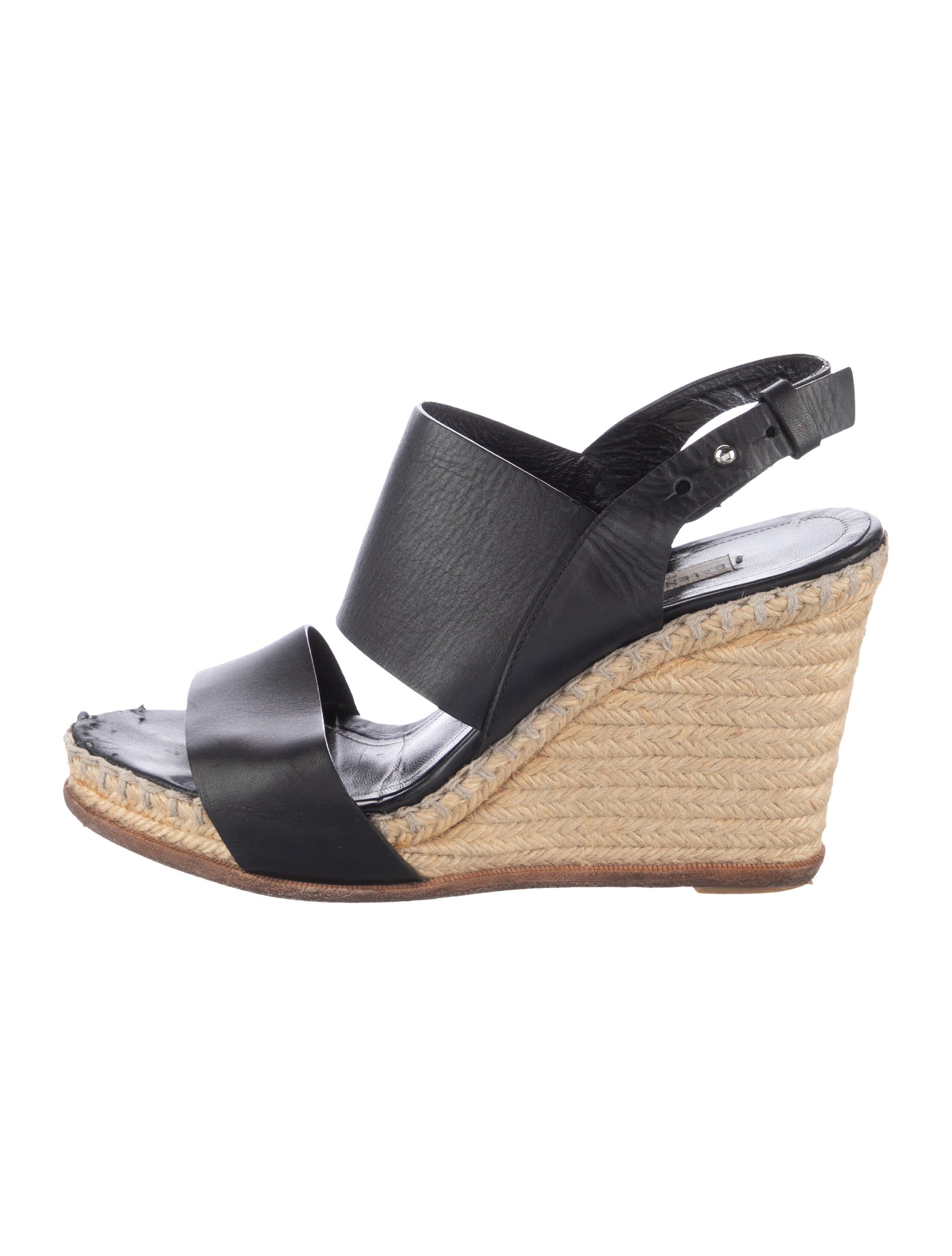 Balenciaga Leather Espadrilles