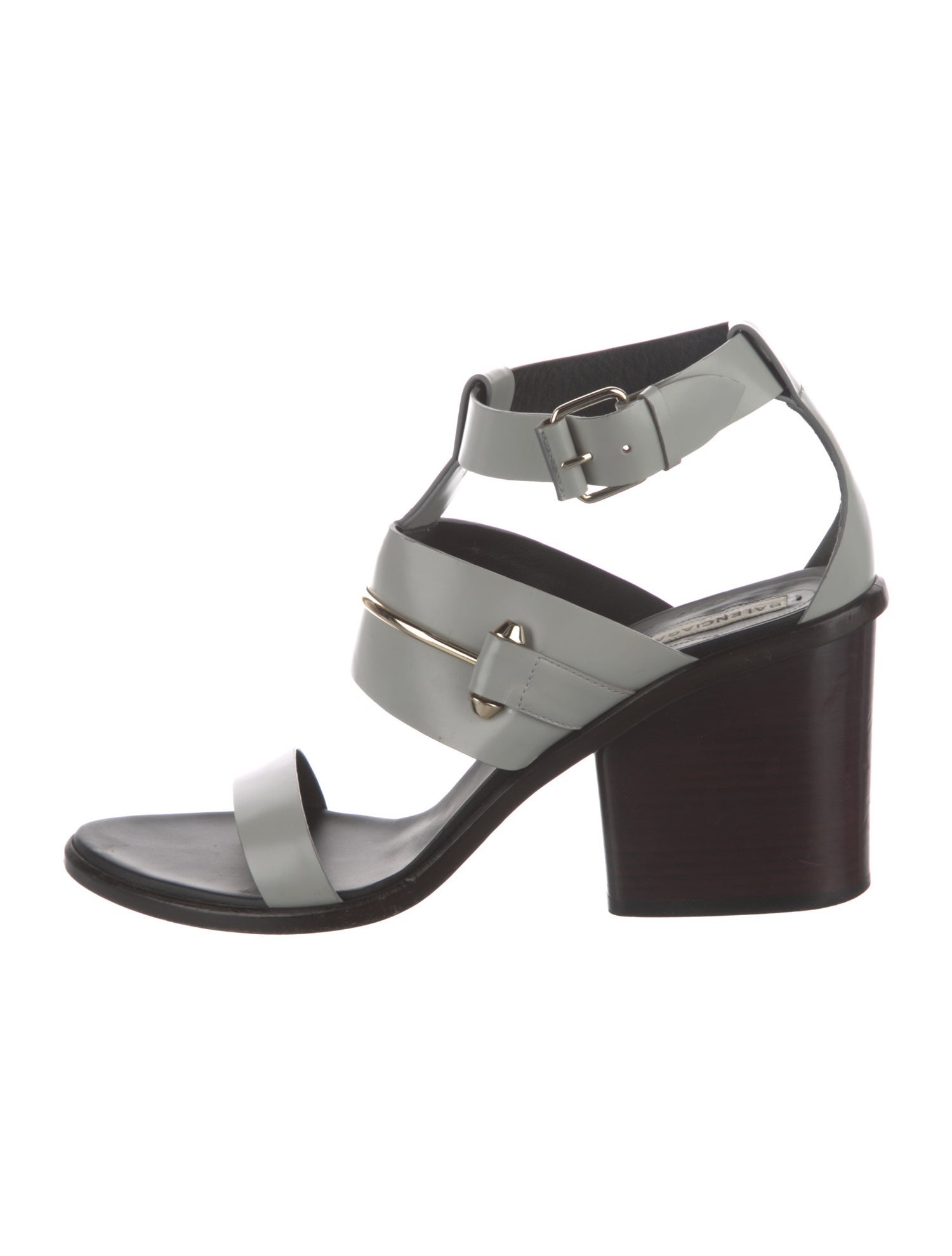 Balenciaga Leather Gladiator Sandals