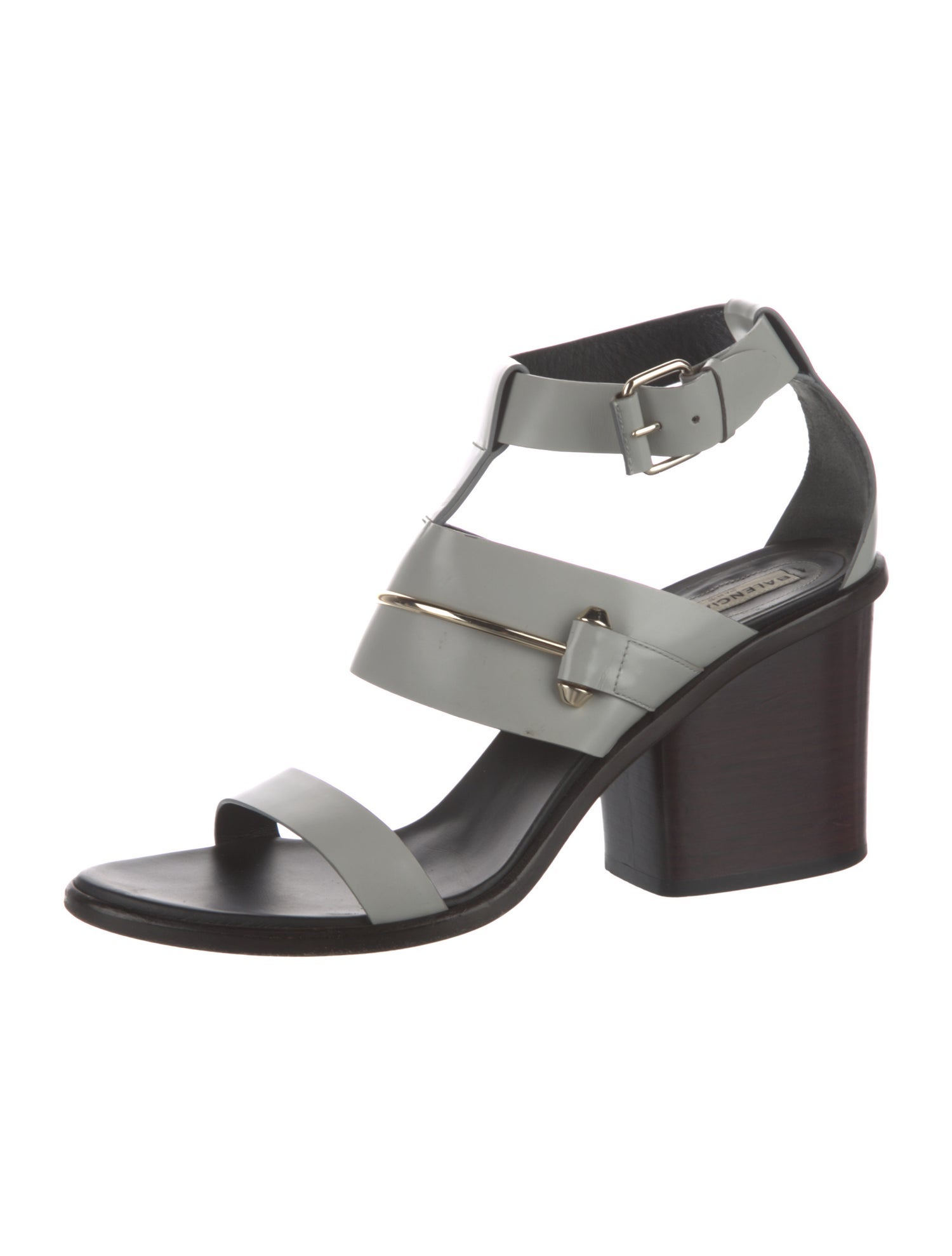 Balenciaga Leather Gladiator Sandals