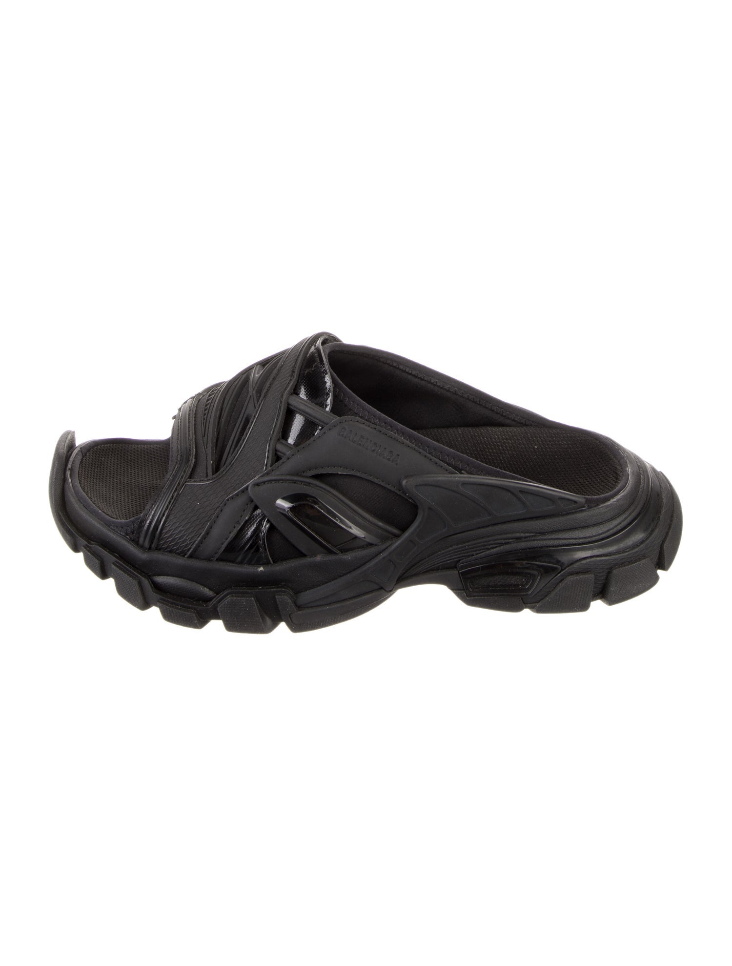 Balenciaga Leather Slides