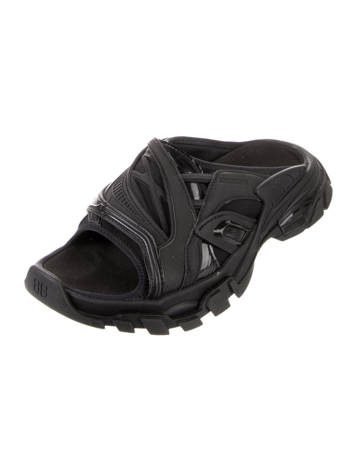 Balenciaga Leather Slides