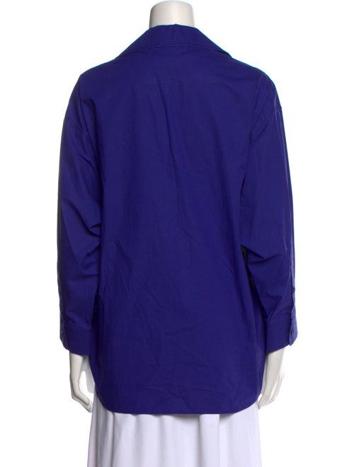 Balenciaga 2021 Long Sleeve Button-Up Top