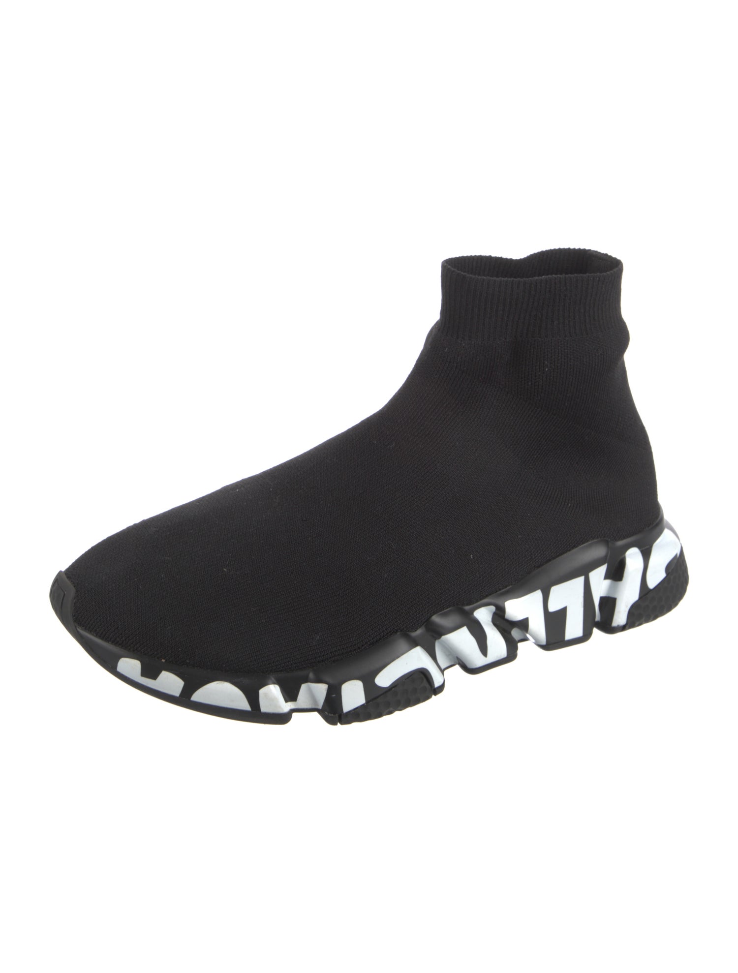Balenciaga Speed Trainer 'Graffiti' Sock Sneakers