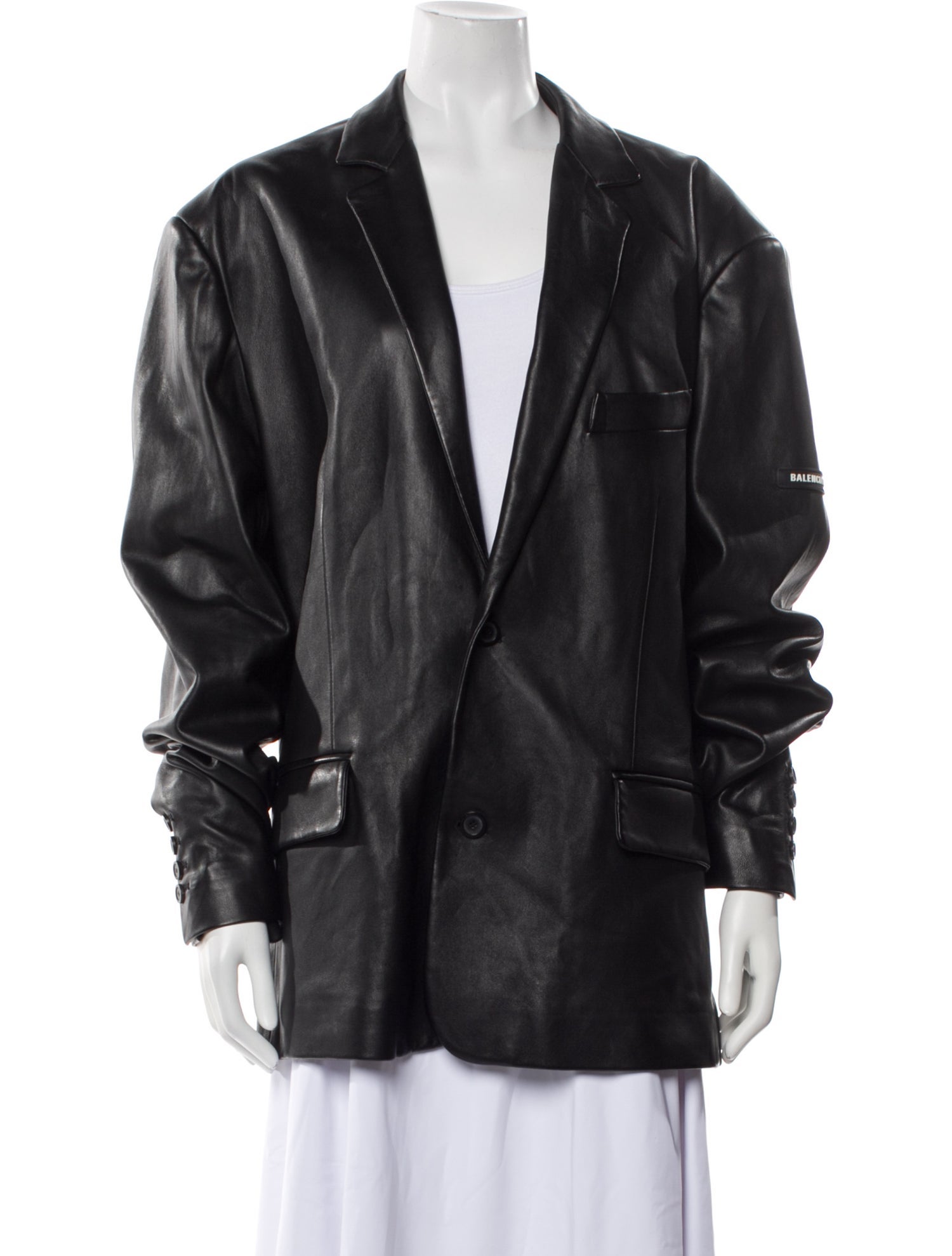Balenciaga 2022 Leather Jacket