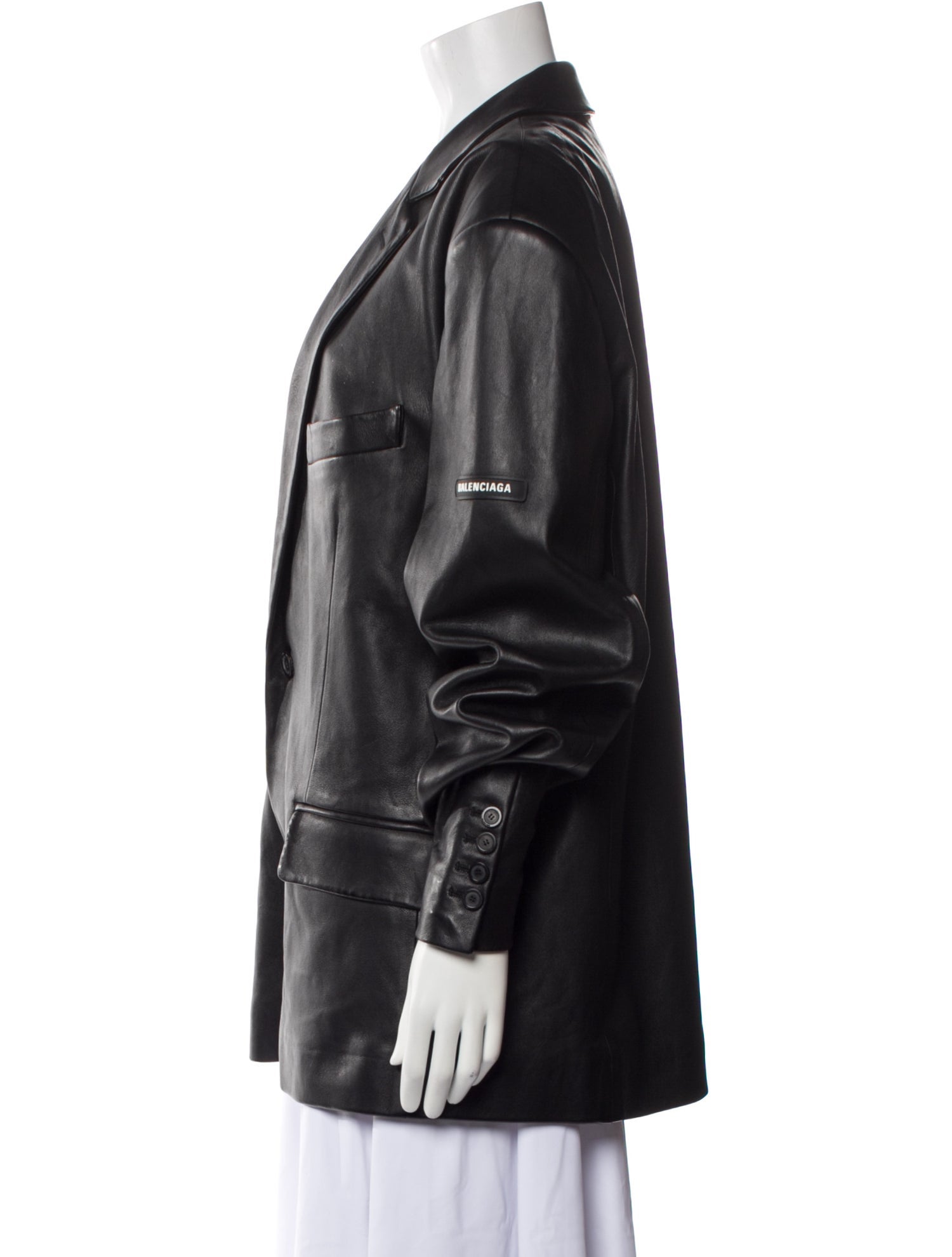 Balenciaga 2022 Leather Jacket