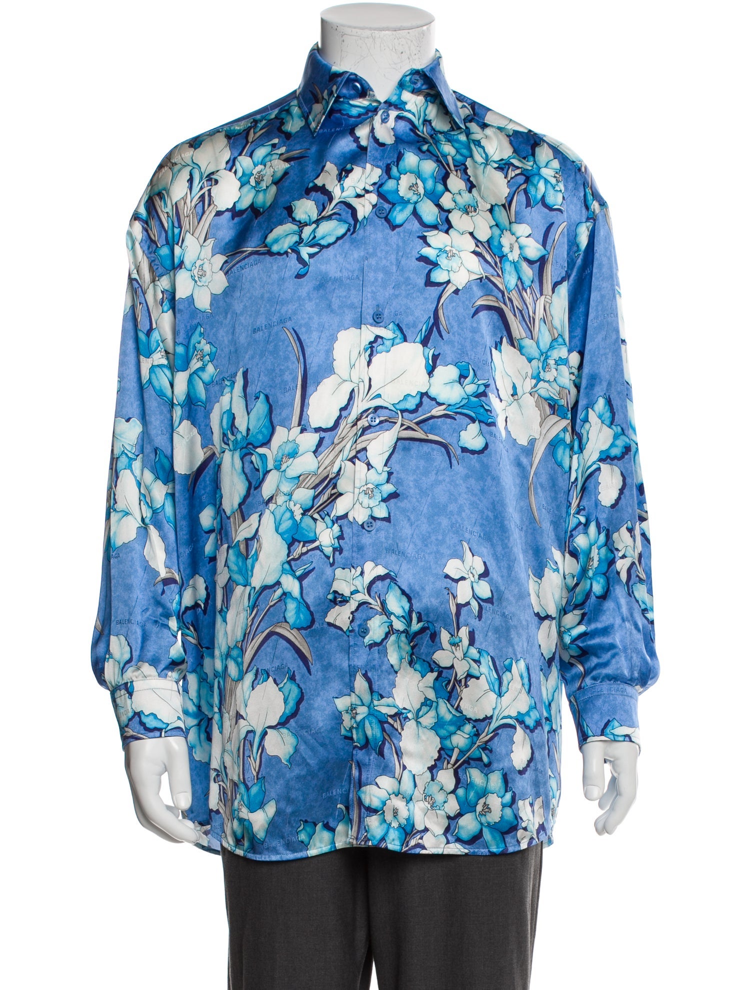 Balenciaga 2020 Silk Shirt