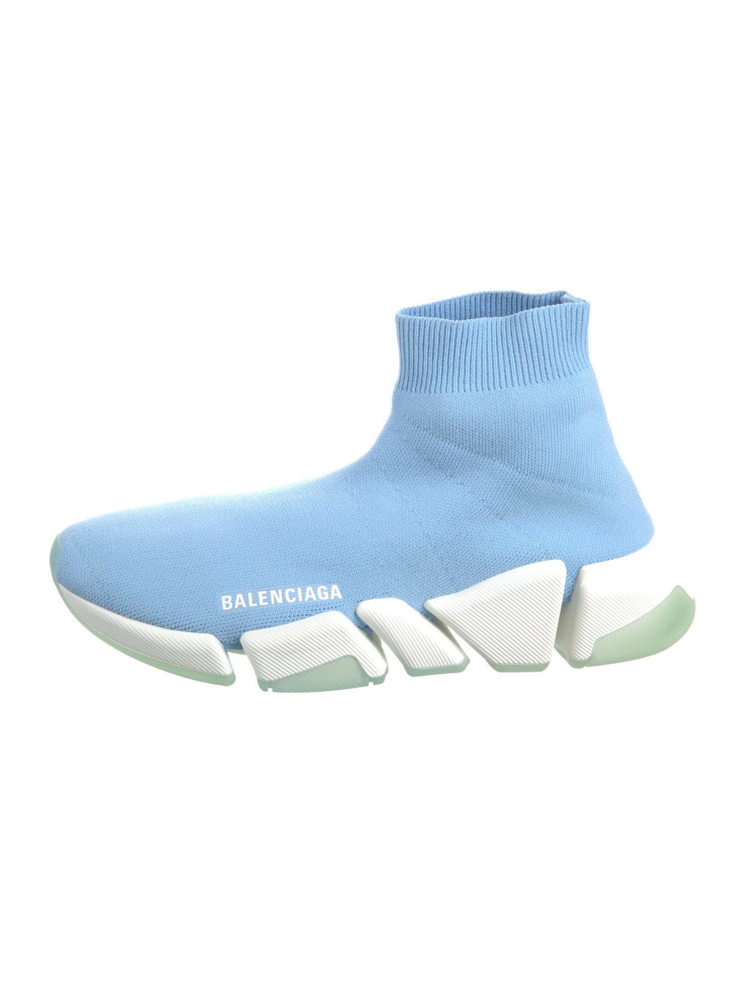 Balenciaga Speed Trainer 2.0 Clear Sole Sock Sneakers