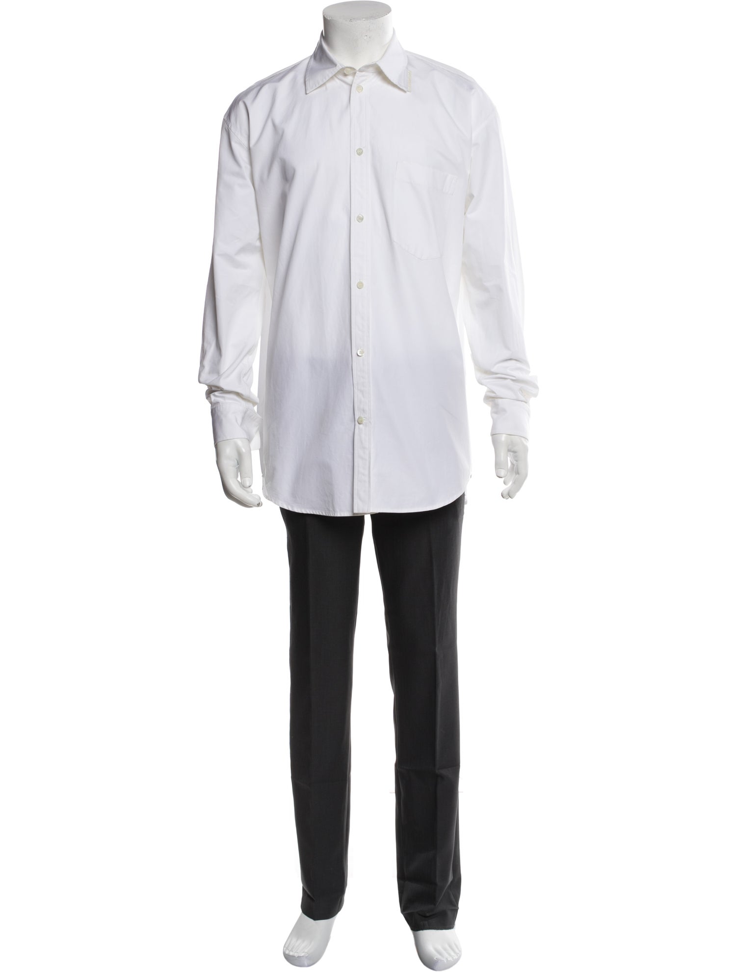 Balenciaga 2019 Signature Logo Dress Shirt