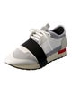 Balenciaga Race Runner 'White Black Grey' Athletic Sneakers