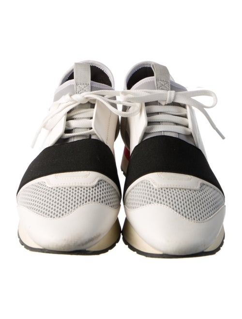 Balenciaga Race Runner 'White Black Grey' Athletic Sneakers