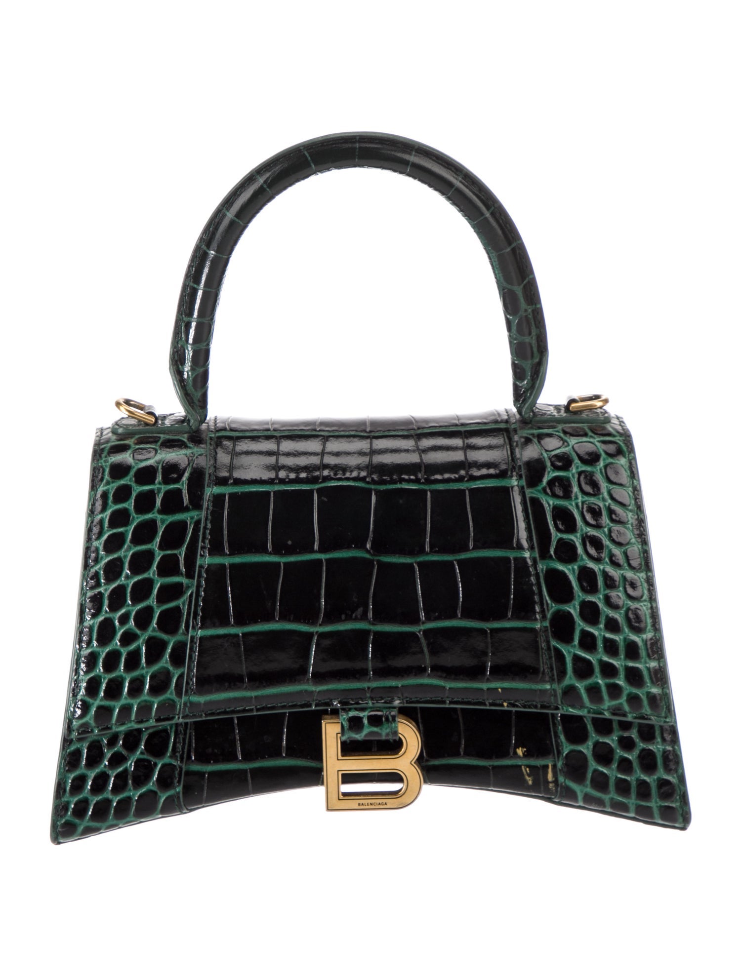 Balenciaga Embossed Leather Hourglass Small