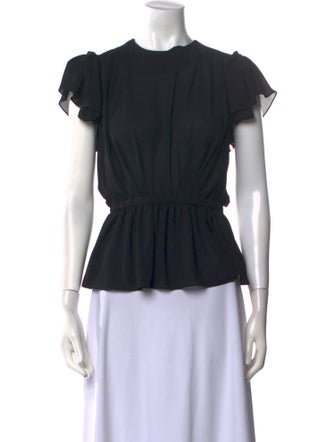 Balenciaga 2017 Crew Neck Blouse