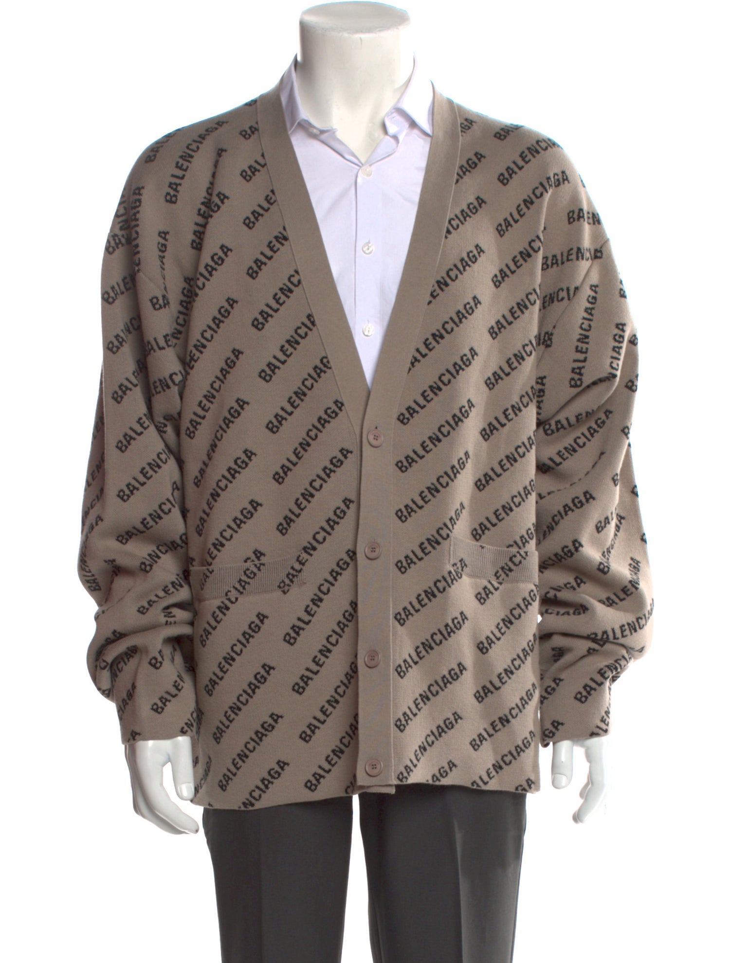 Balenciaga 2022 Striped Cardigan w/ Tags