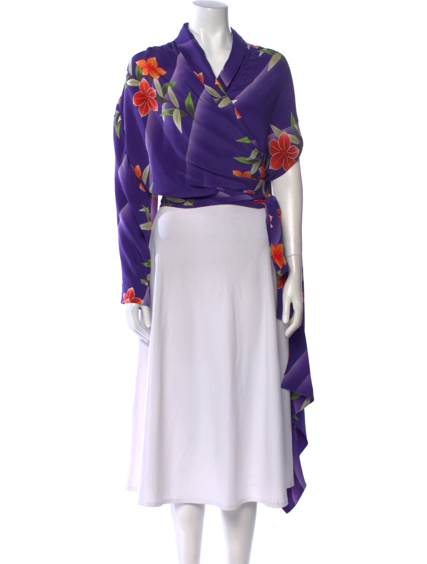 Balenciaga 2018 Silk Crop Top