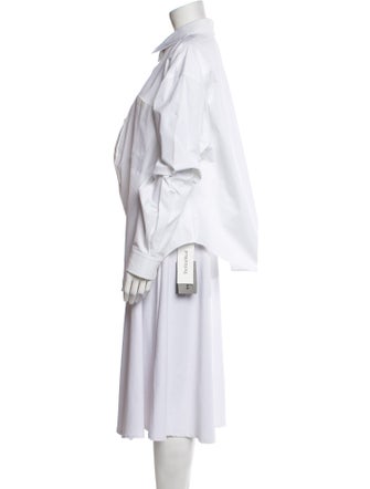 Balenciaga 2019 Long Sleeve Button-Up Top