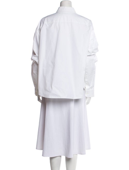 Balenciaga 2019 Long Sleeve Button-Up Top