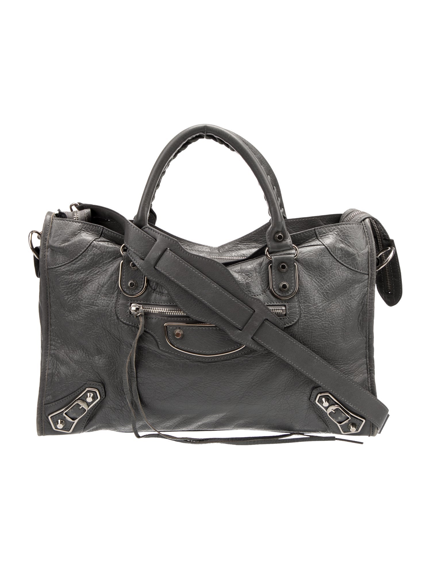 Balenciaga Leather Top Handle Bag