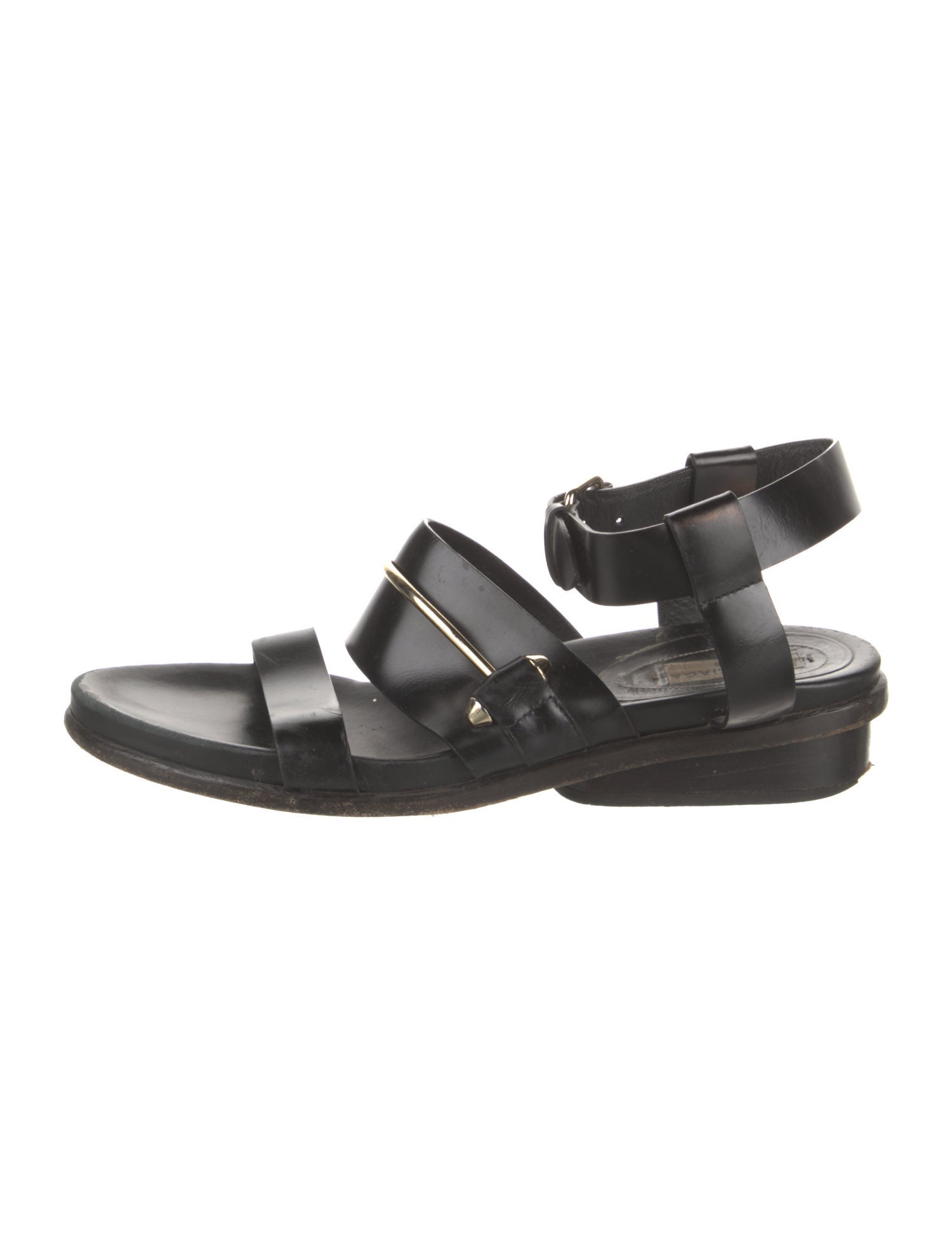 Balenciaga Leather Slingback Sandals