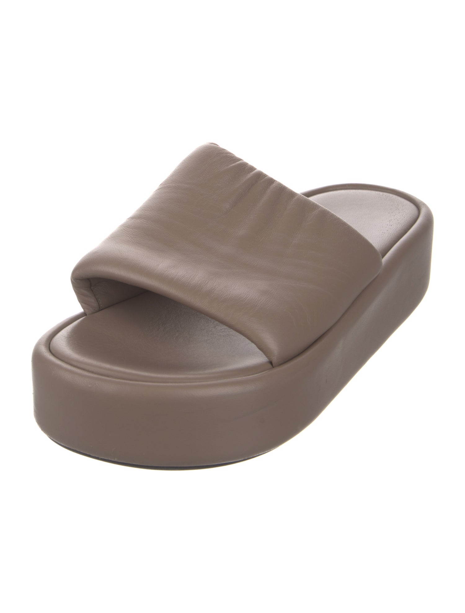 Balenciaga Leather Slides