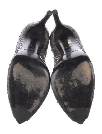 Balenciaga Snakeskin Animal Print Pumps