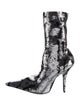 Balenciaga Sequins Sequin Embellishments Sock Boots