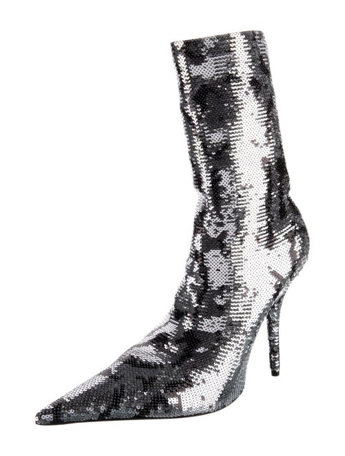 Balenciaga Sequins Sequin Embellishments Sock Boots