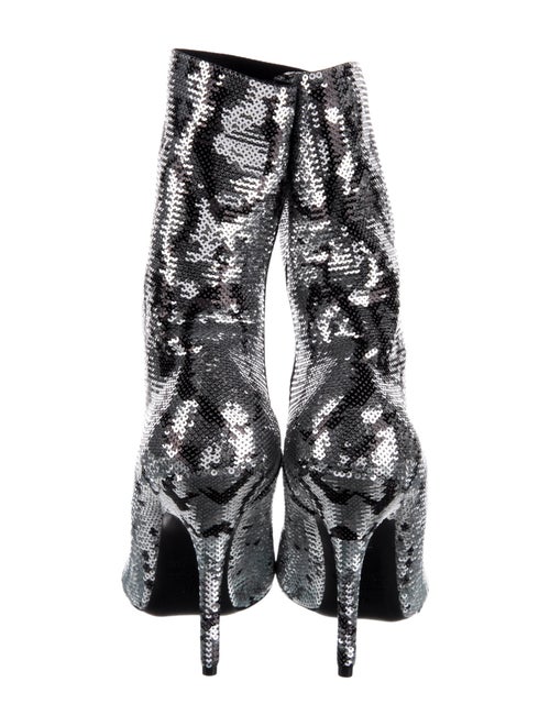Balenciaga Sequins Sequin Embellishments Sock Boots