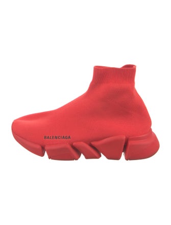 Balenciaga Speed Trainer 2.0 'Intense Red' Sock Sneakers