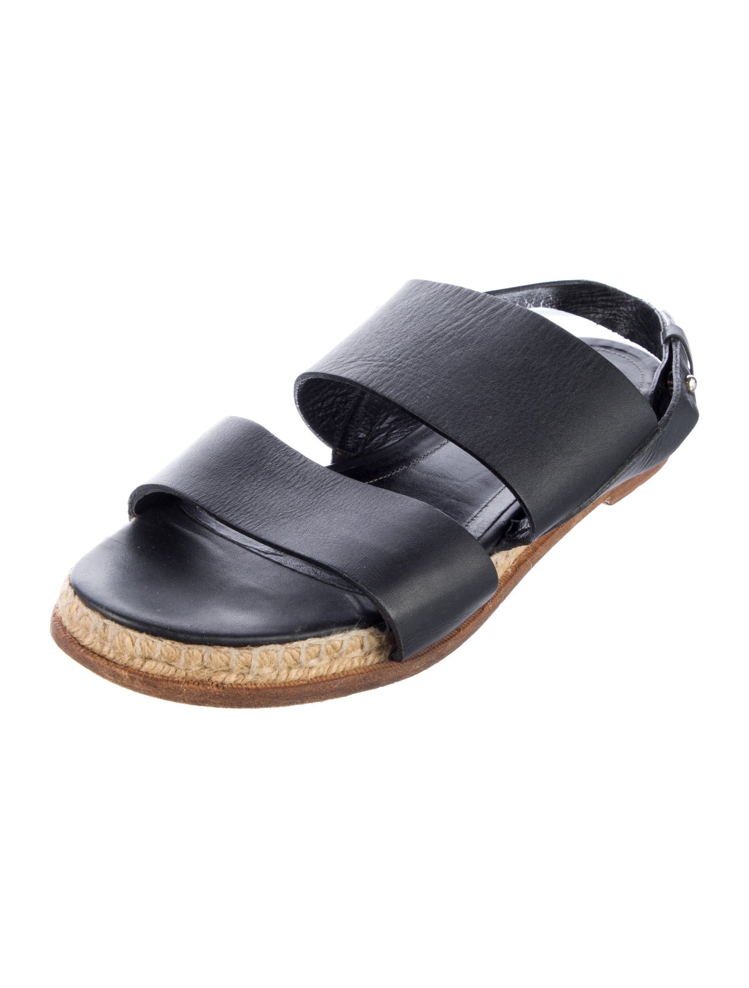 Balenciaga Leather Slingback Sandals