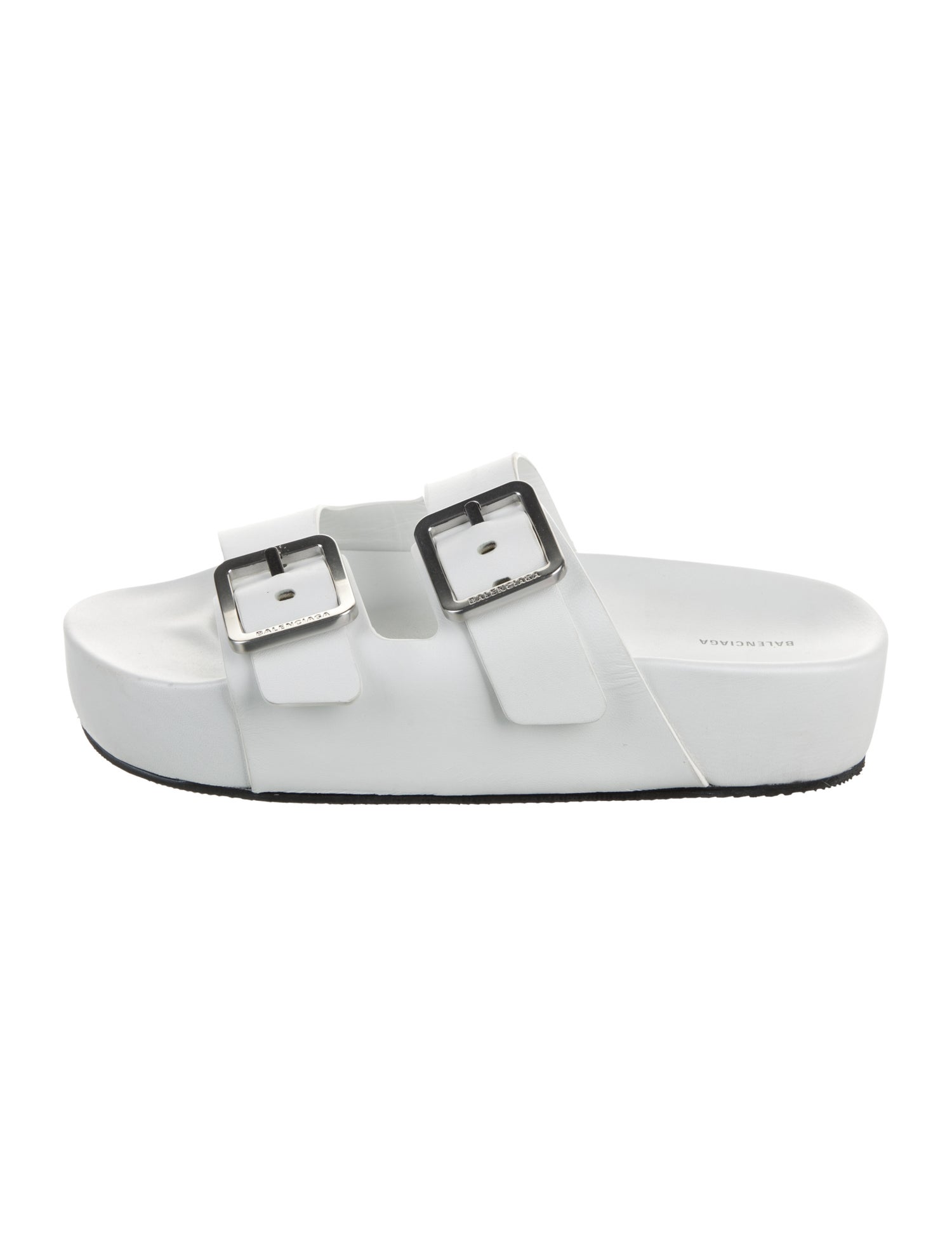 Balenciaga Leather Slides