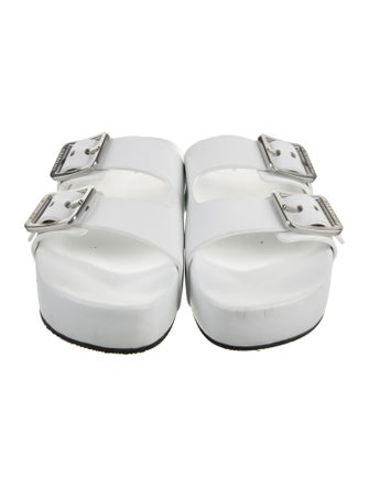 Balenciaga Leather Slides