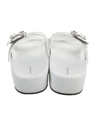 Balenciaga Leather Slides