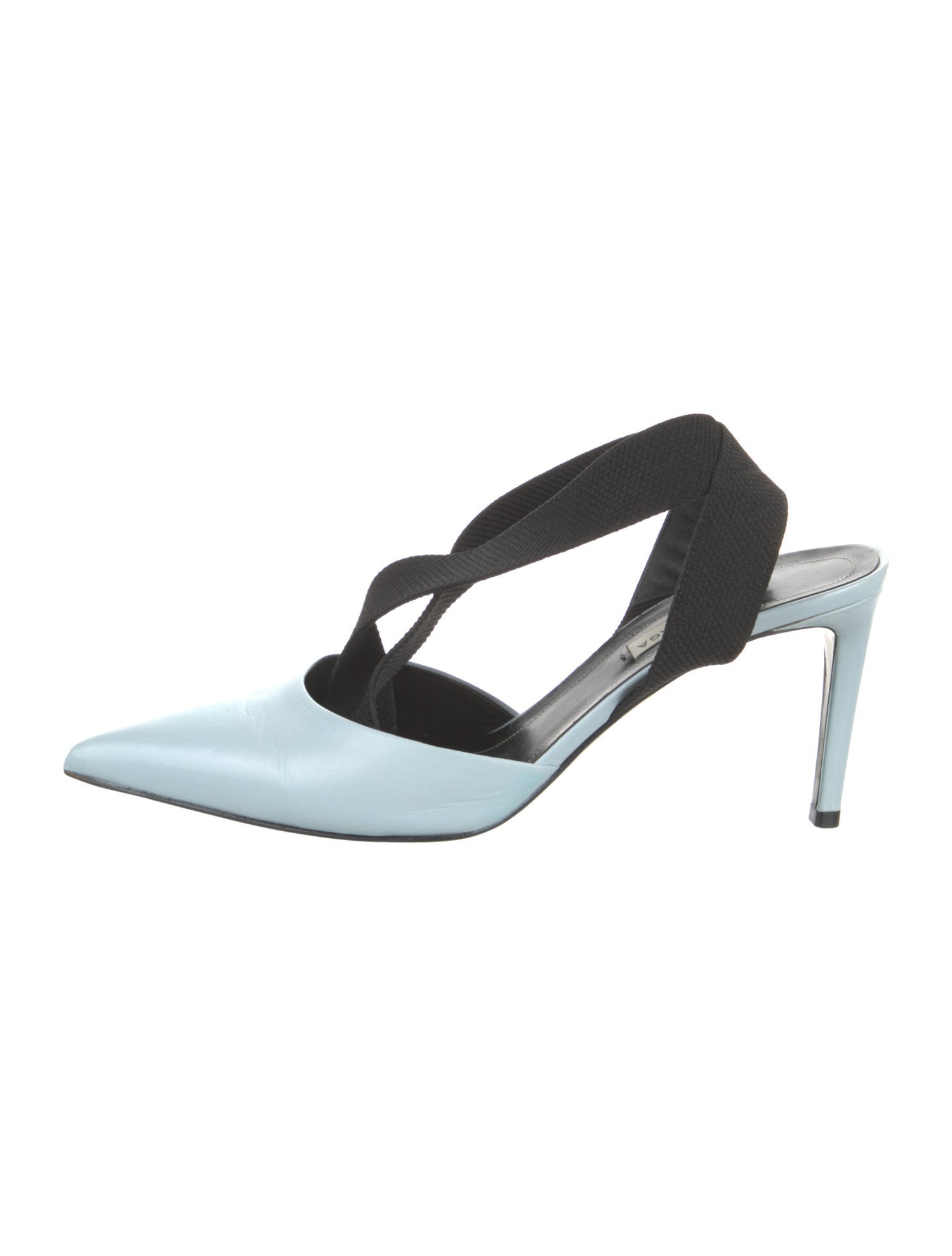 Balenciaga Leather Slingback Pumps