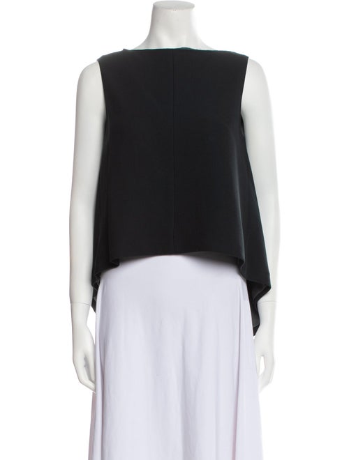 Balenciaga 2013 Bateau Neckline Crop Top