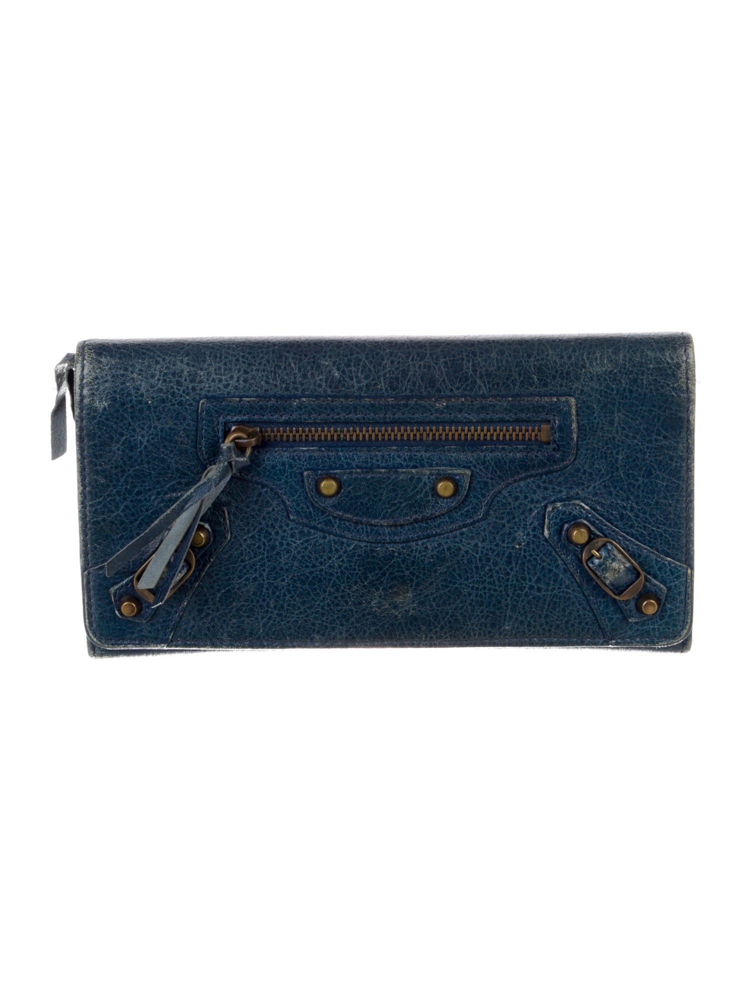 Balenciaga 2013 Motocross Continental Wallet