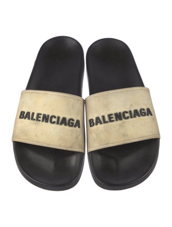 Balenciaga Rubber Printed Slides
