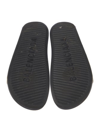 Balenciaga Rubber Printed Slides