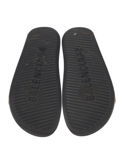 Balenciaga Rubber Printed Slides