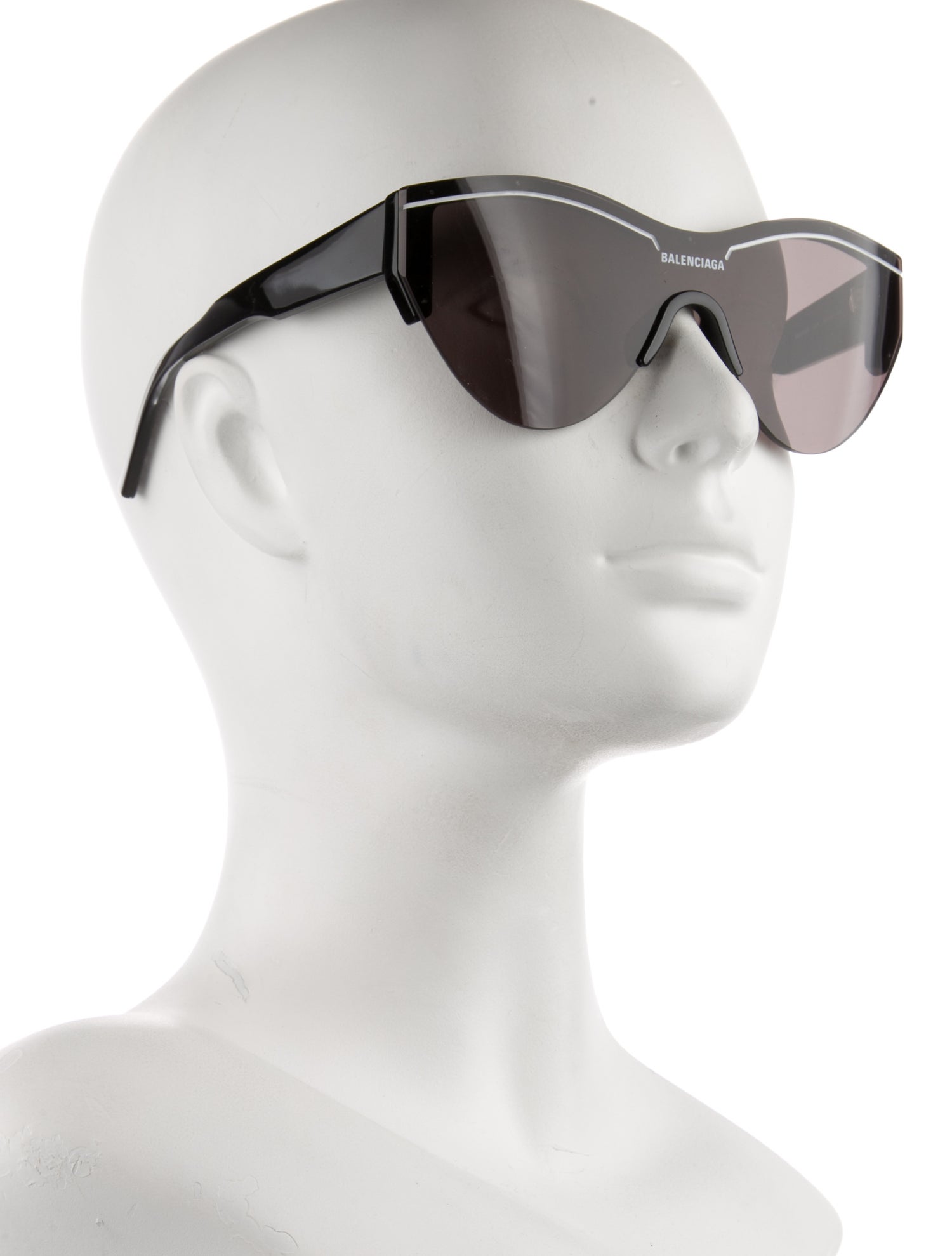 Balenciaga Shield Tinted Sunglasses