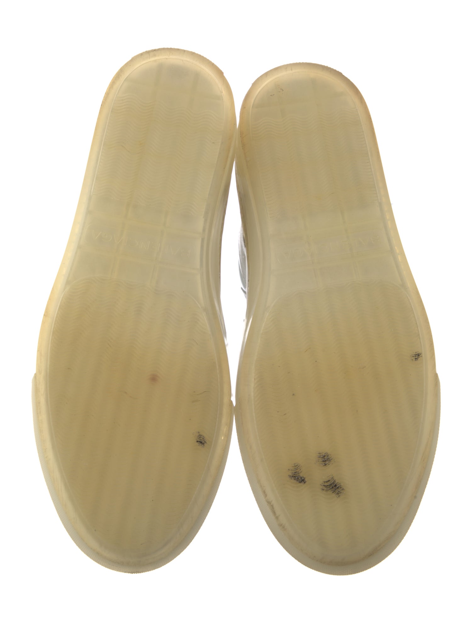 Balenciaga Patent Leather Colorblock Pattern Sneakers