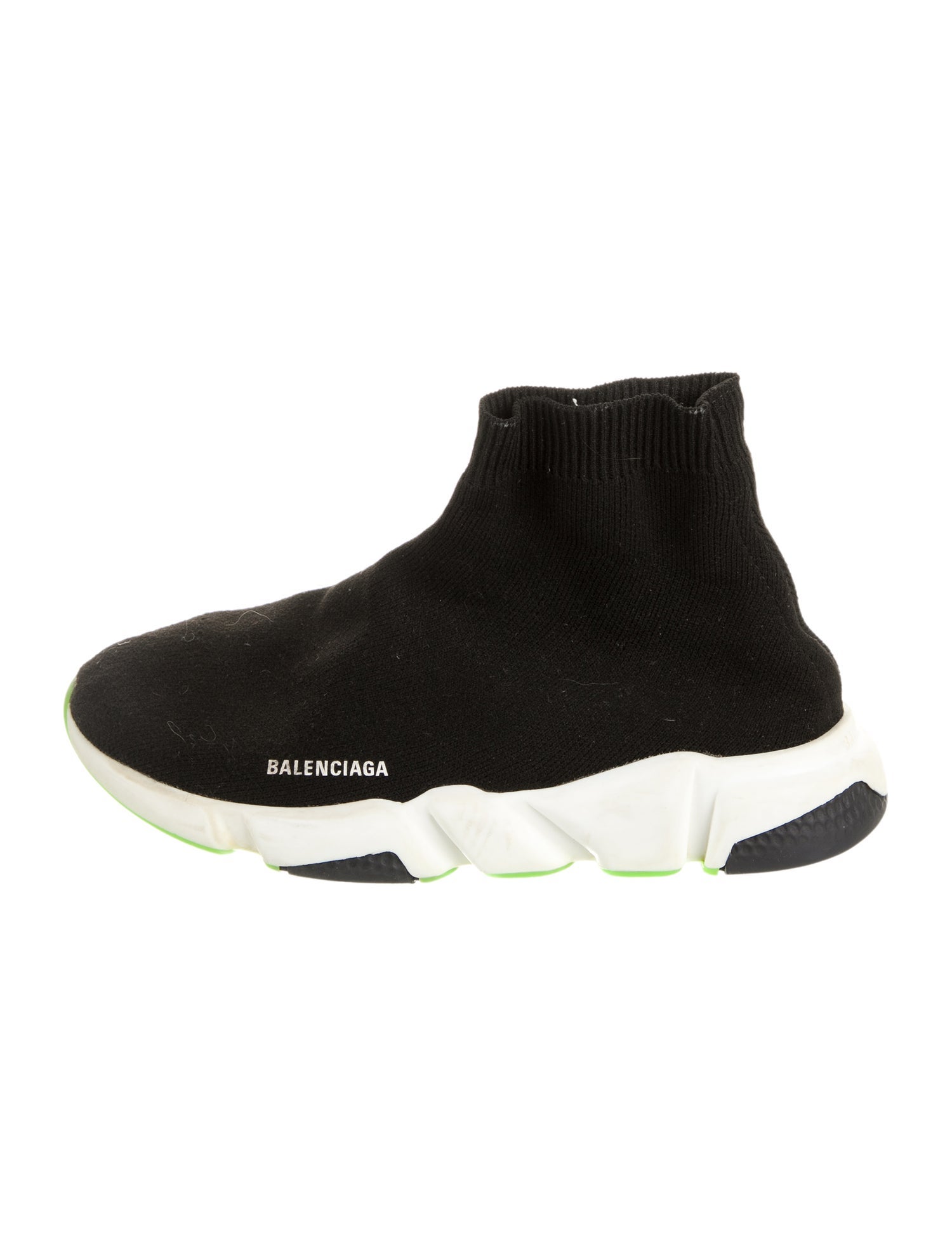 Balenciaga Kids' Knit Slip On Sneakers