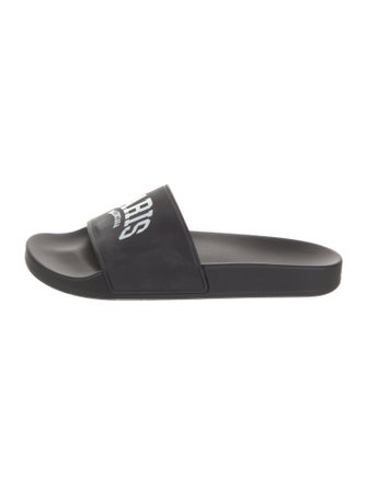 Balenciaga Rubber Printed Slides